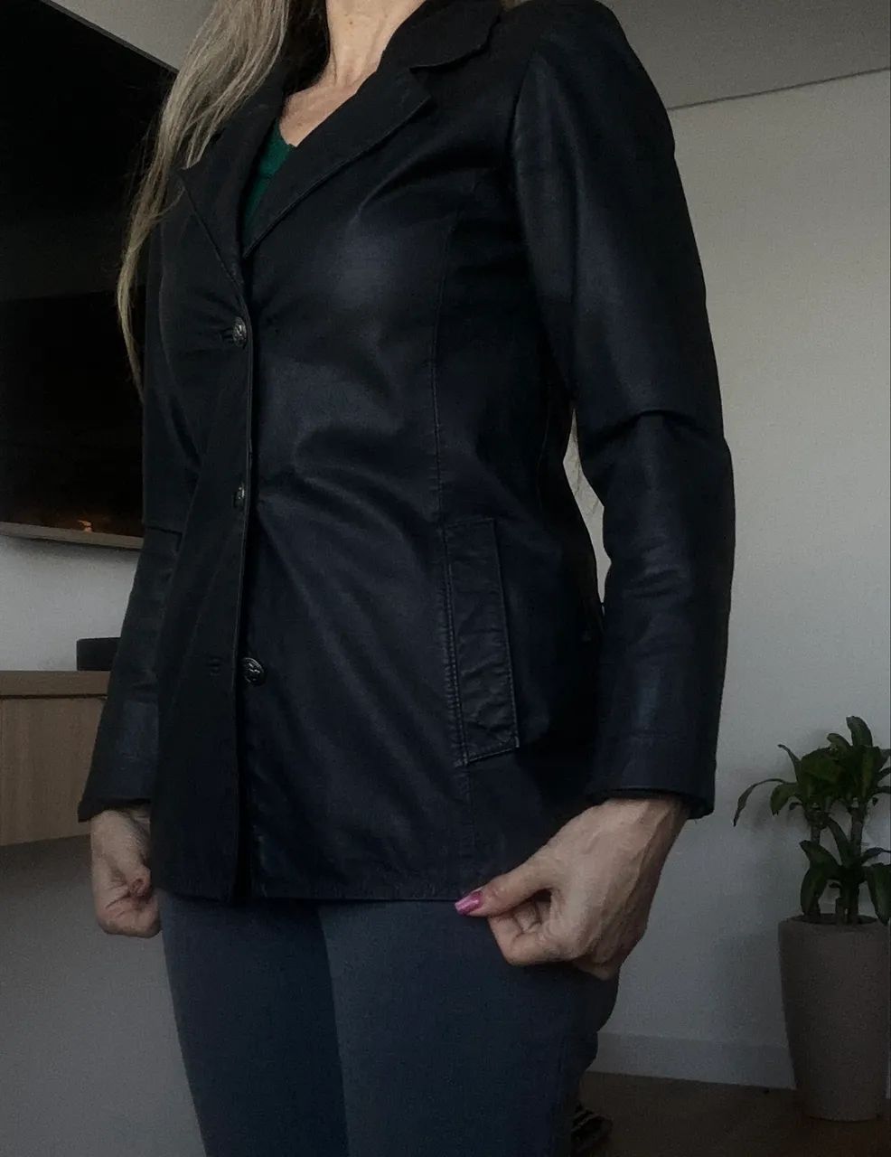 Jaqueta de couro legítimo  - Foto 5