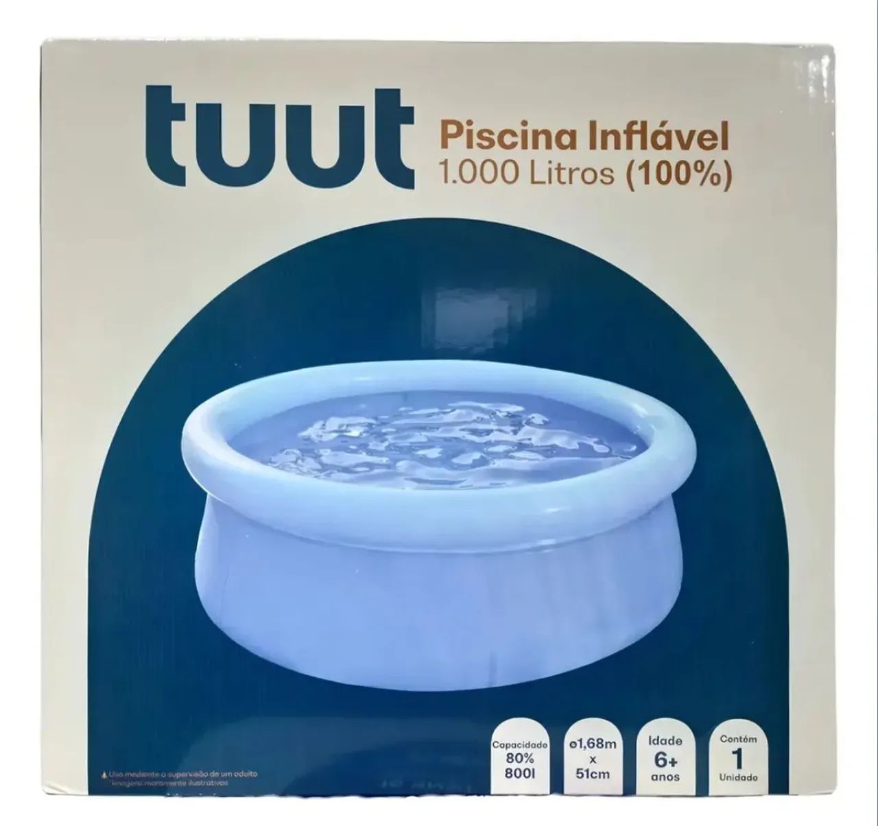 Piscina inflável 1000L - Foto 5