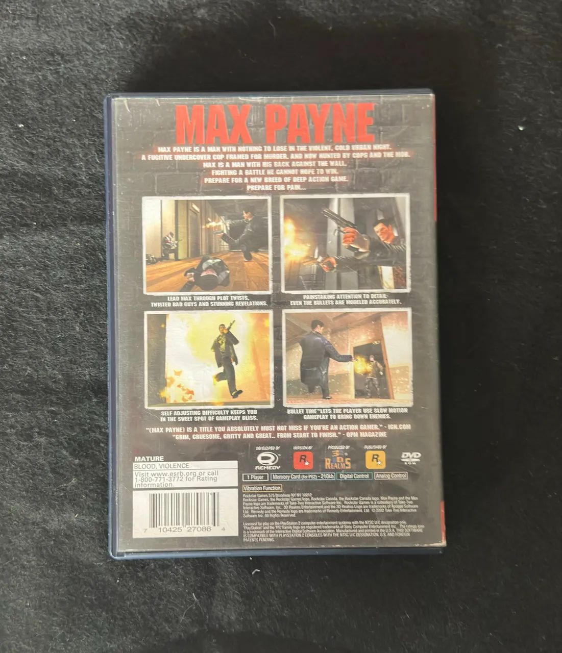 Jogo PlayStation 2 Max Payne  - Foto 3