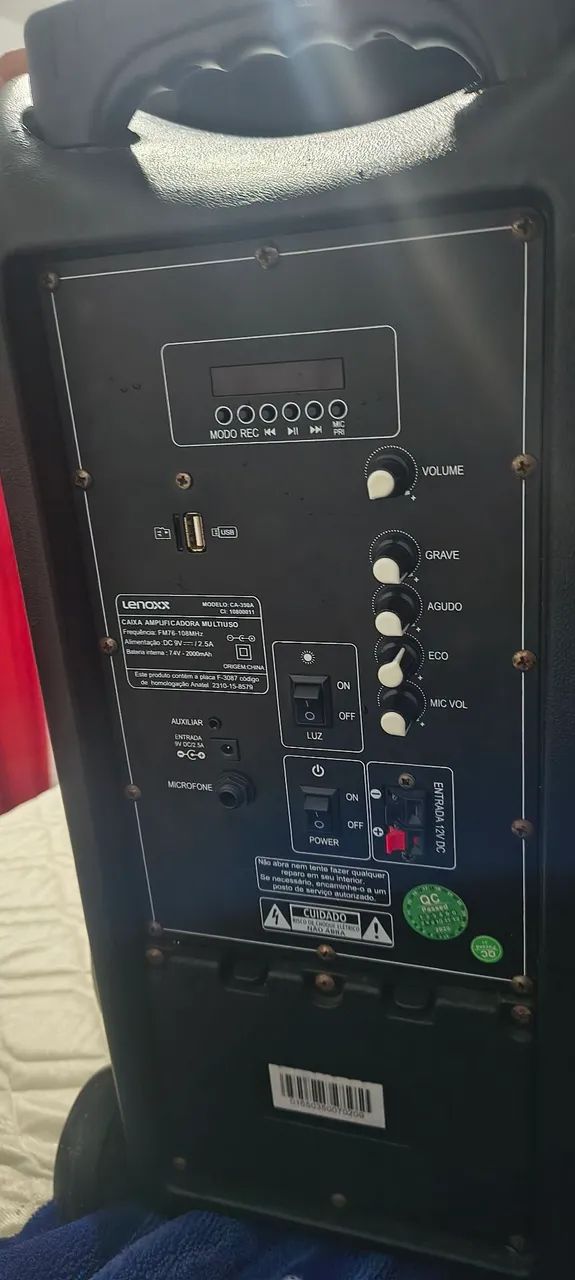 Vendo caixa de som marca lenoxx - Foto 2
