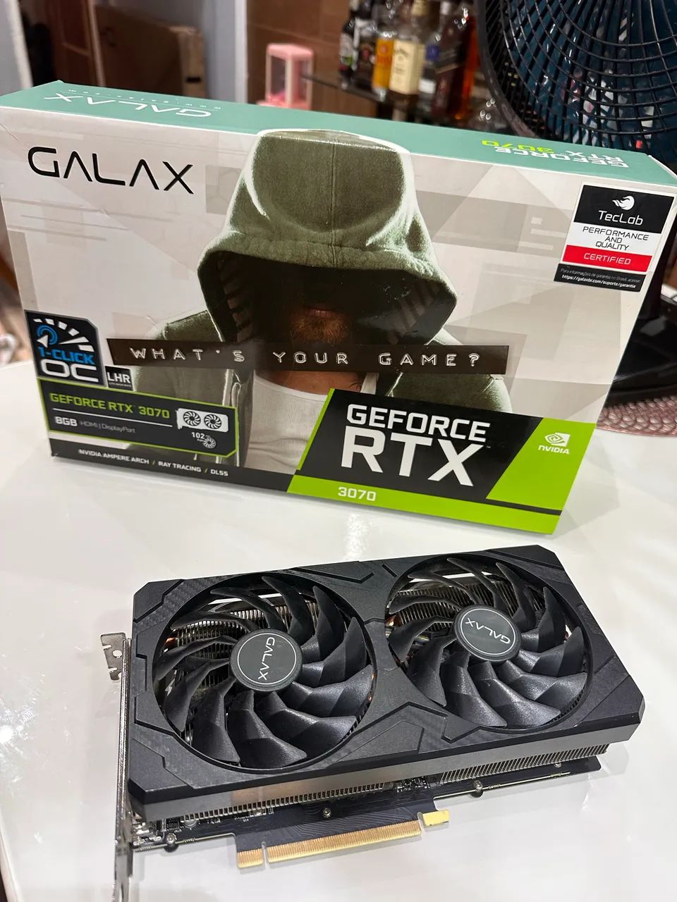 Placa de vídeo Galaxy Nvidia RTX 3070 8gb Gddr6 - Foto 2