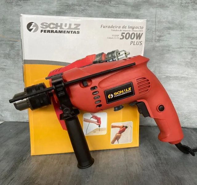Furadeira Schulz 1/2pol 13mm Reverse - 500W - Ferramentas de