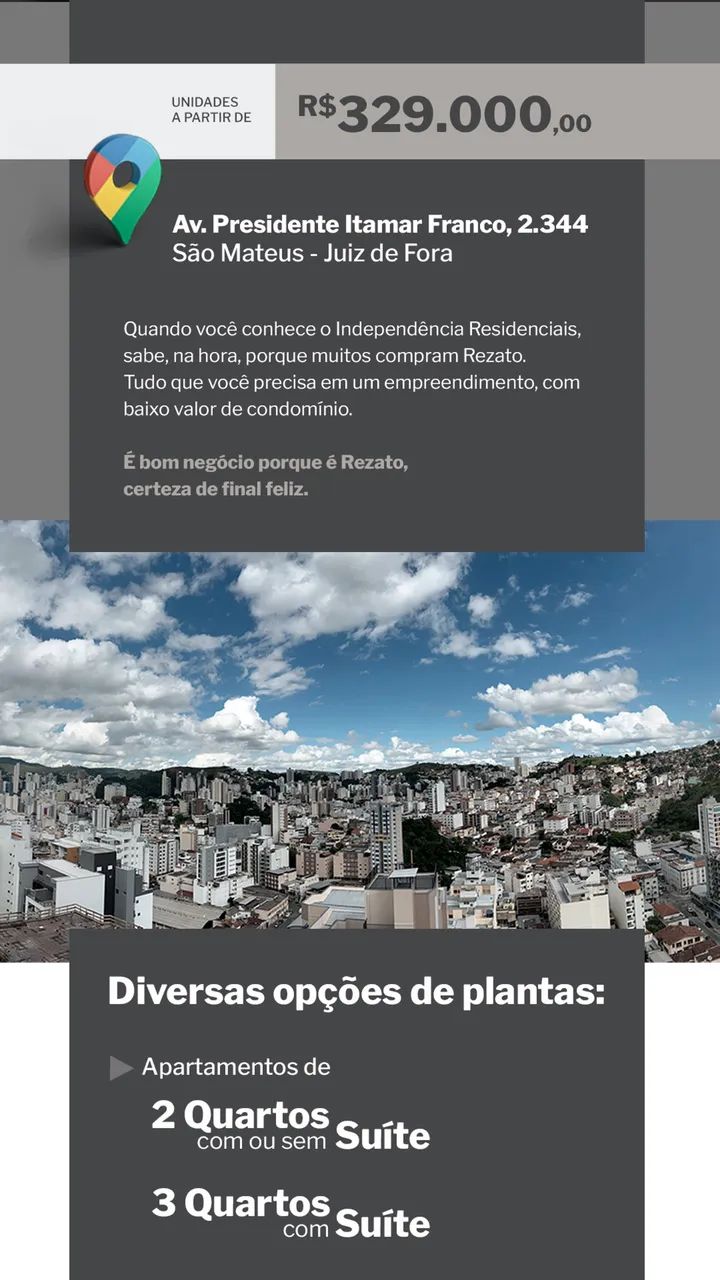 Apartamento 02 quartos com área externa no São Mateus com elevador e garagem. - Foto 2
