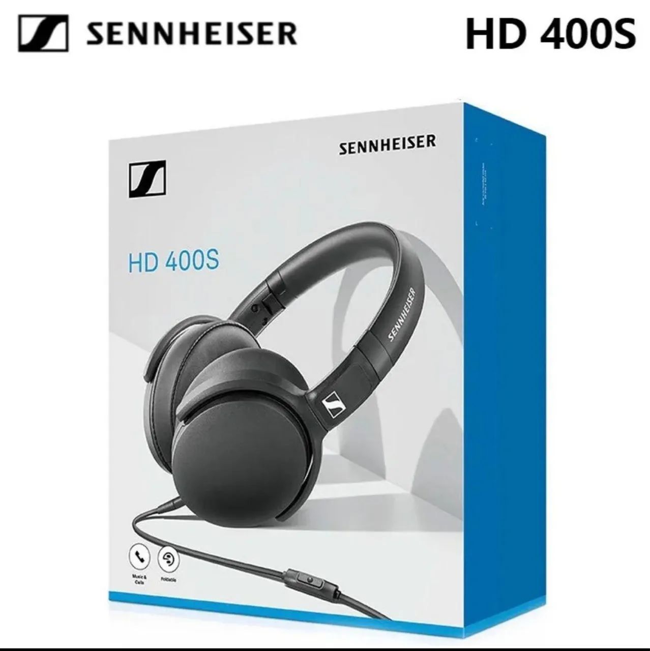 Fone de ouvido on-ear Sennheiser Studio DJ HD 400S Profissional