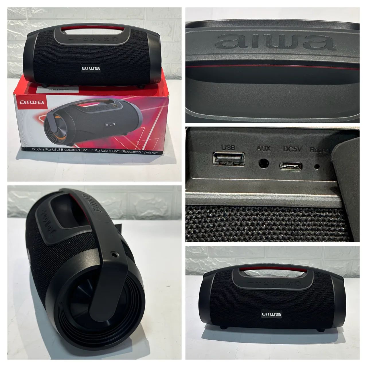 Caixa de Som AIWA Original NOVA Porém caixa Aberta 