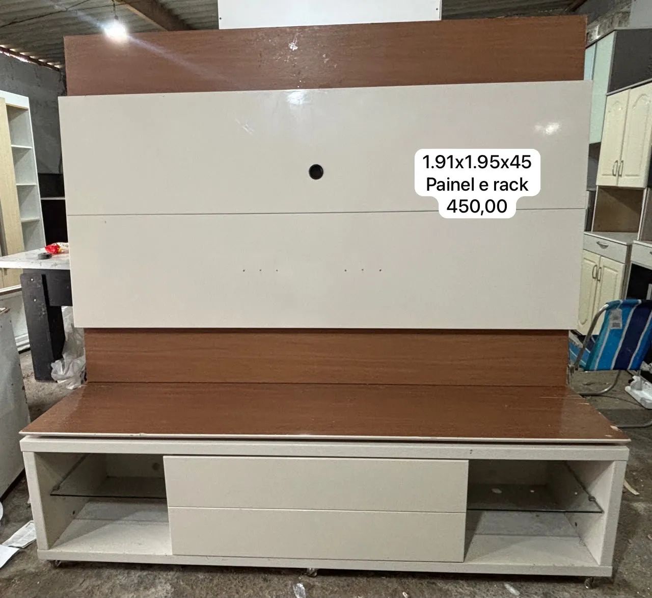 Painel e rack