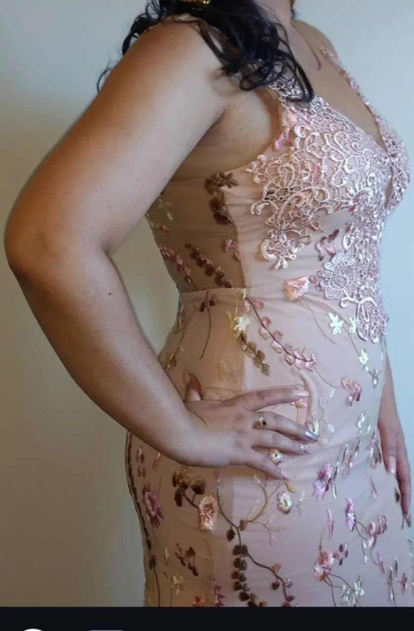 Vestido de festa - rose