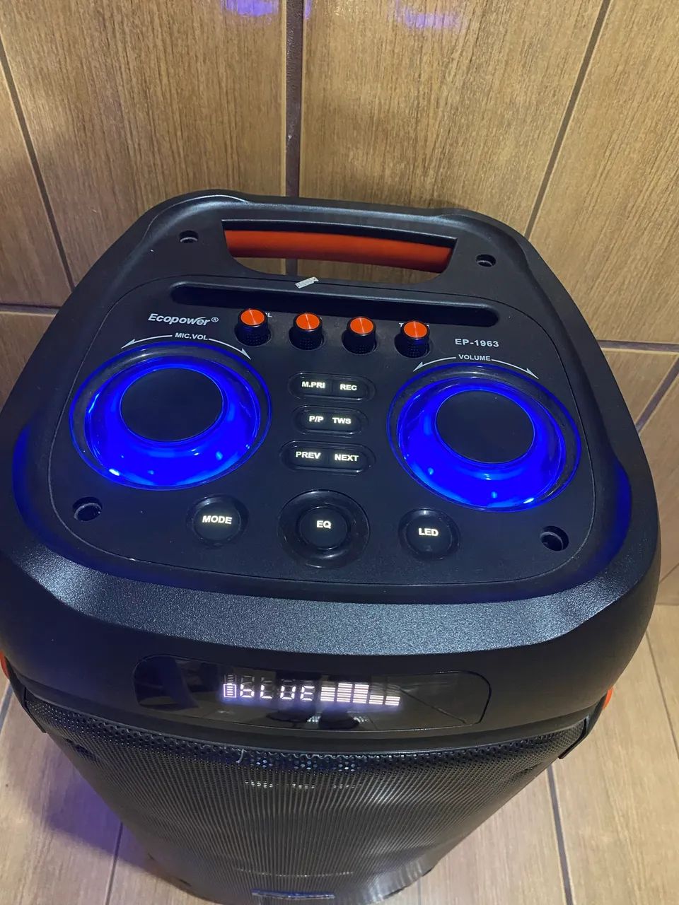 ? Caixa de Som Bluetooth Ecopower - Potente com LED ?