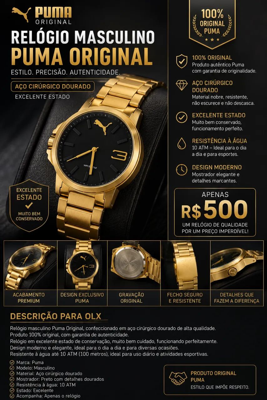 Relógio Puma 