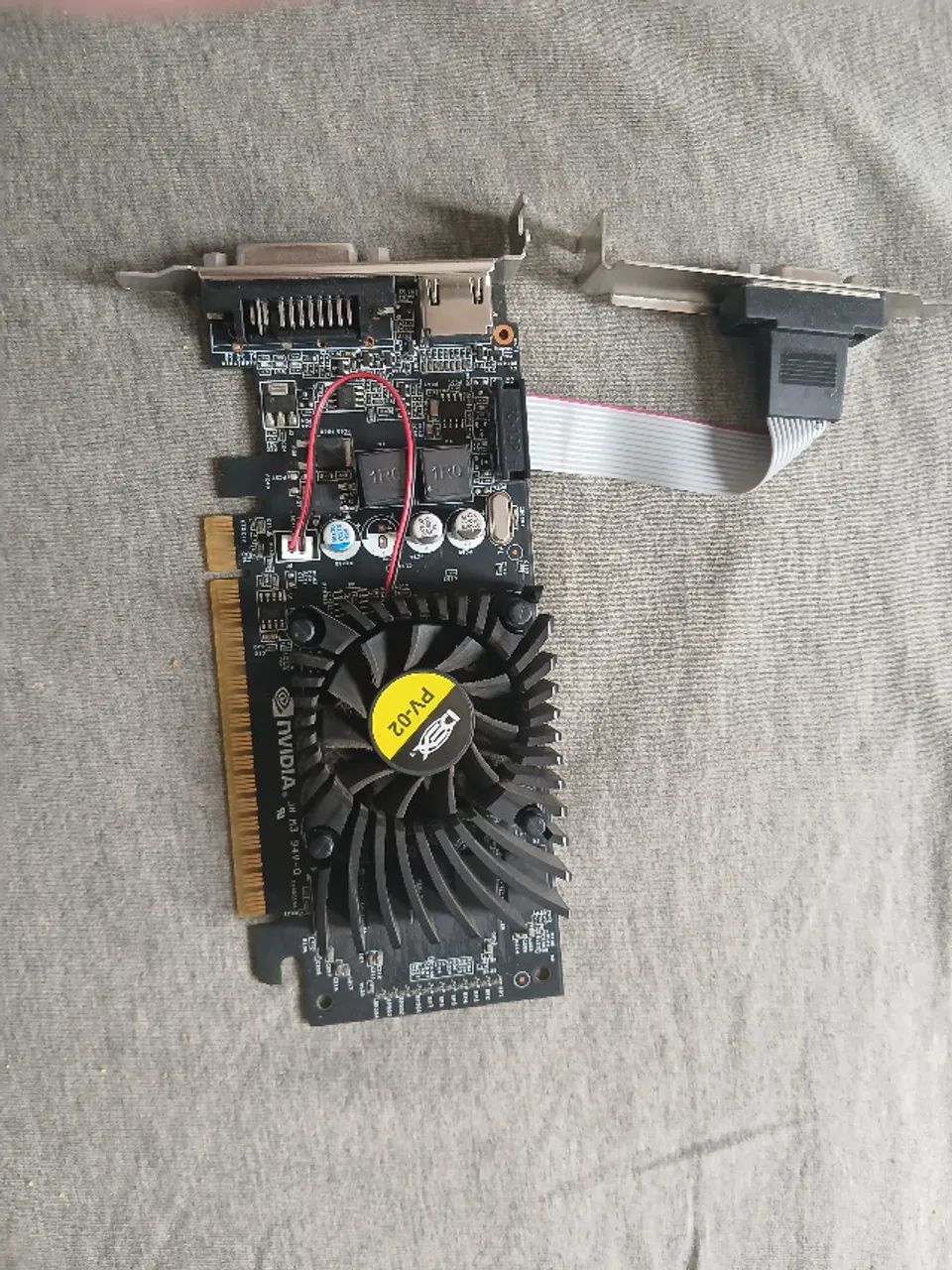 Placa Aceleradora de Video Geforce-Nvidia G210, 1GB de Memória Ram, DDR3, 64 bits.