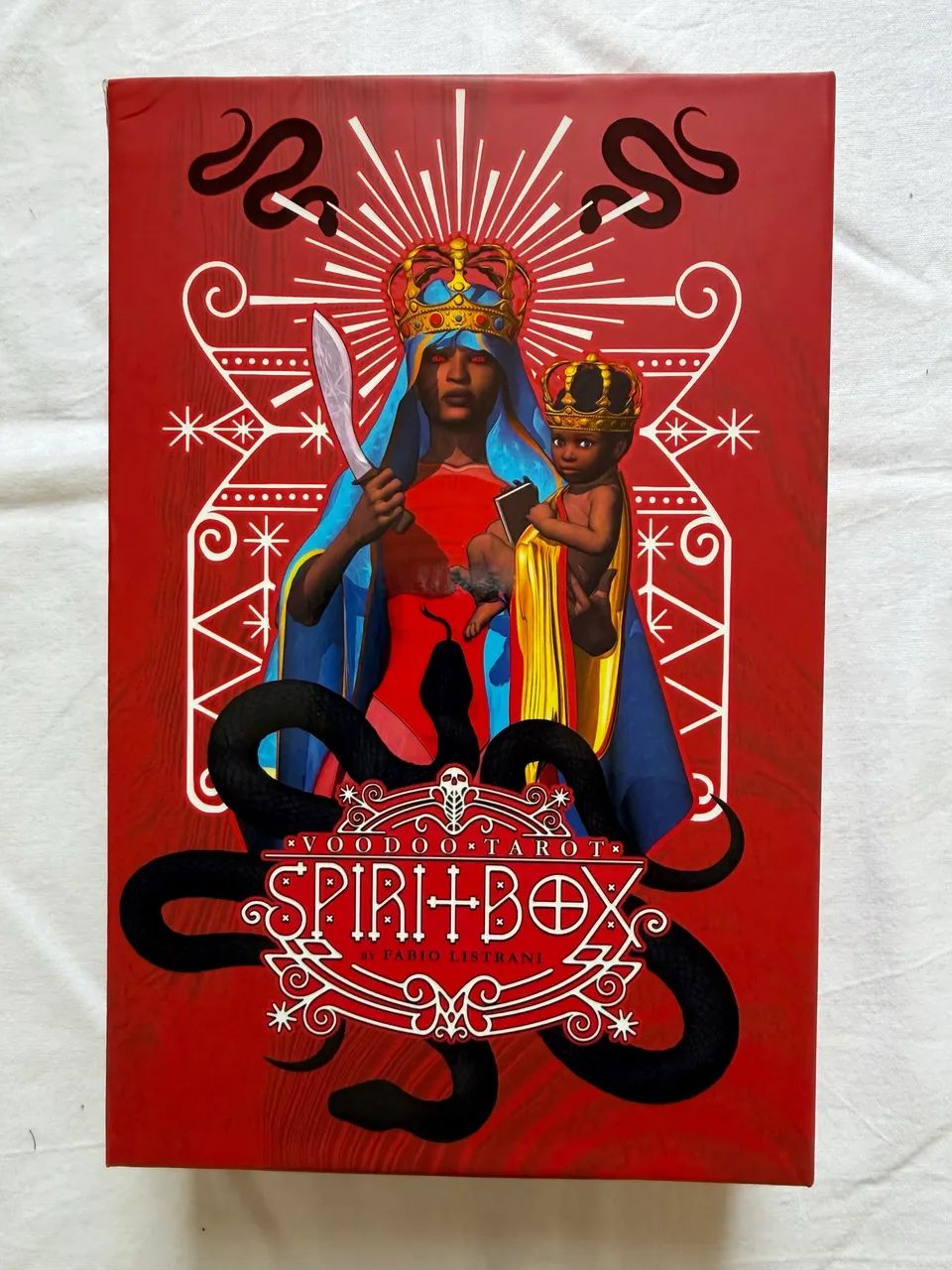 TARÔ VOODOO TAROT SPIRITBOX KIT - livreto + cartas