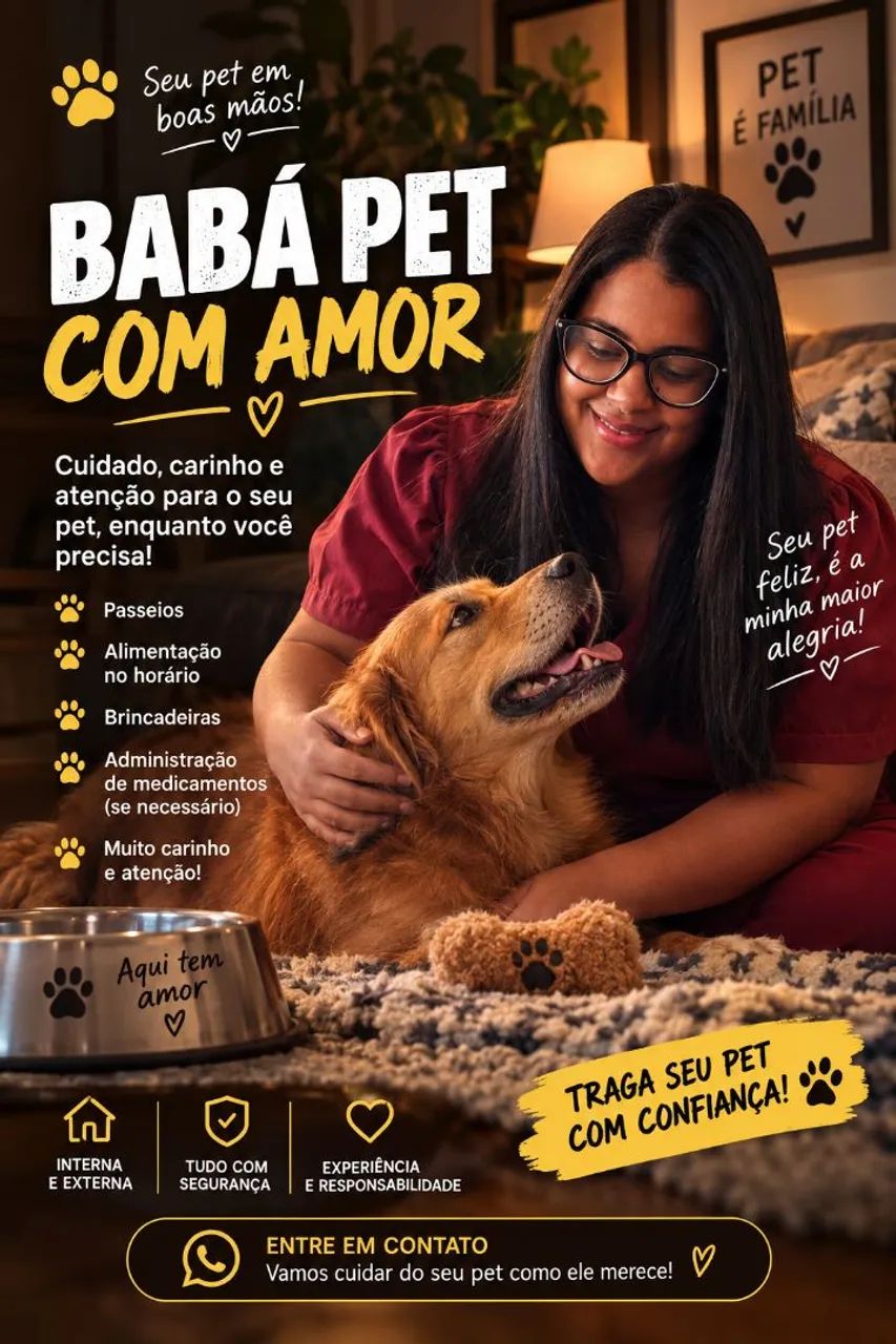Babá de pet 