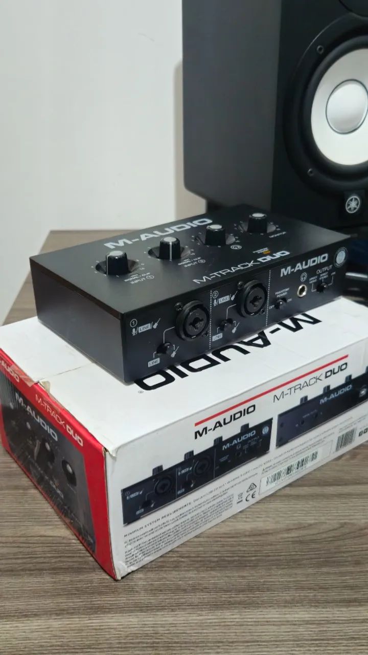 Interface de  audio M-audio mtrack duo - Foto 2