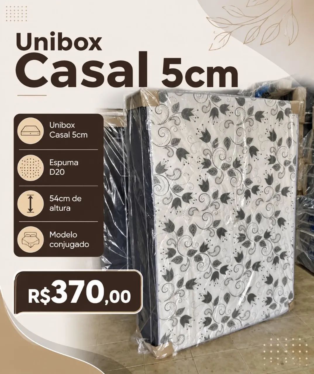 Unibox Casal 5cm 