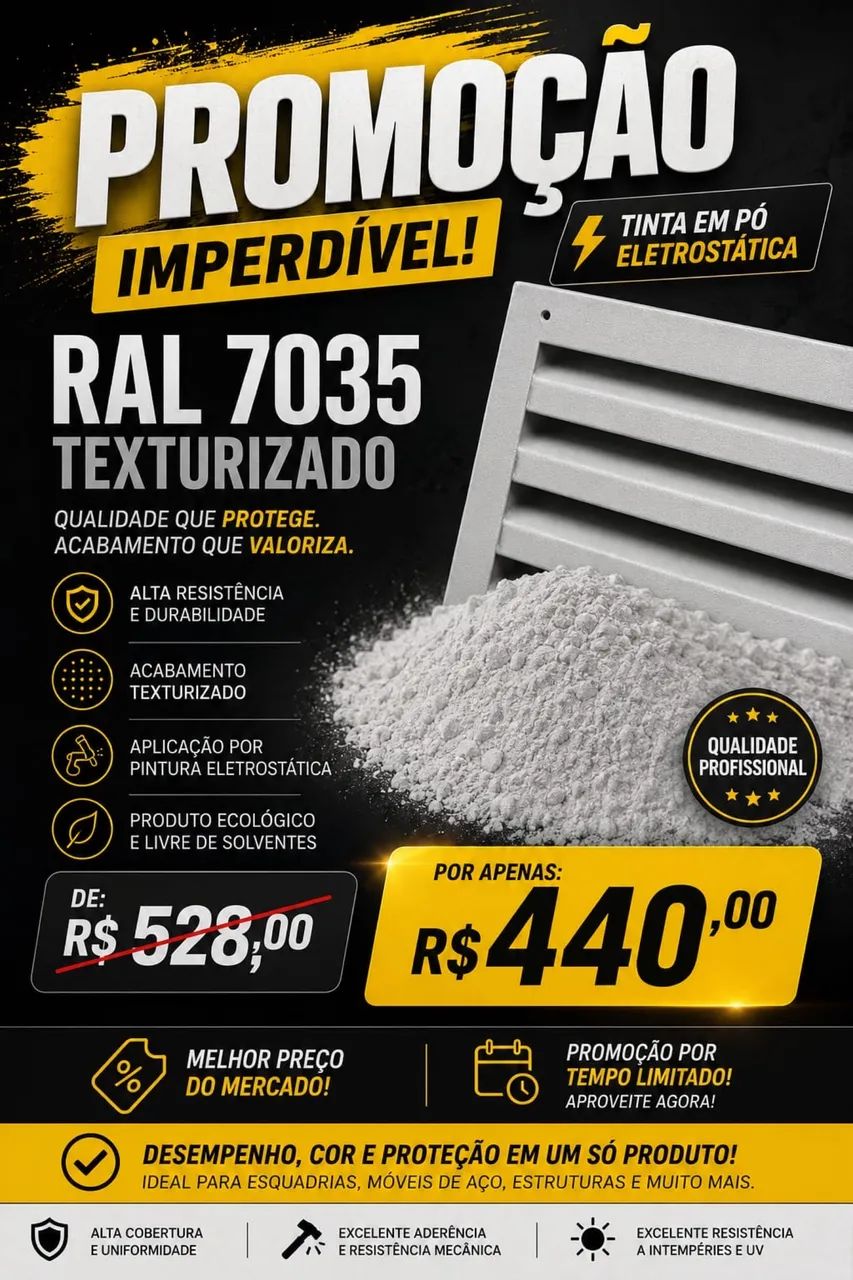 Tinta eletrostática a pó  - Foto 6