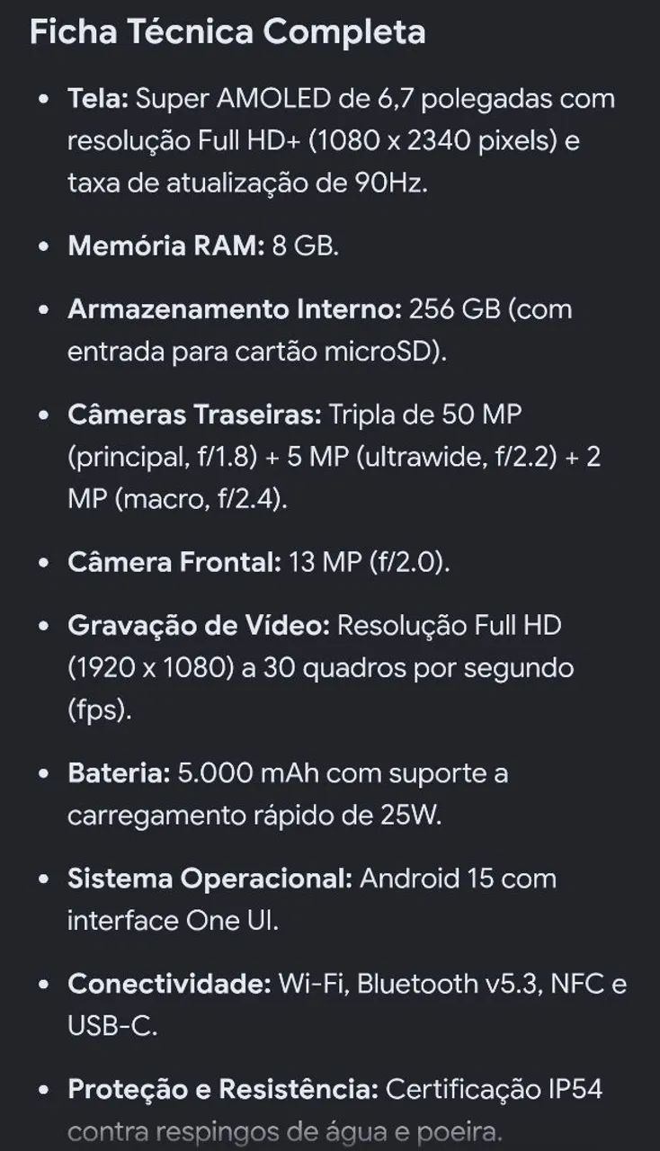 Vende-se smartphone Samsung A17  - Foto 2
