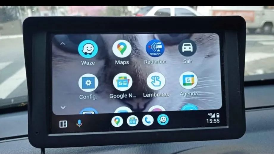 Tela multimídia com carplay e Android Auto - Não precisa instalar - Nova - Foto 2