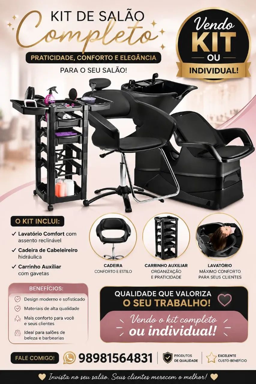Móveis para salão 