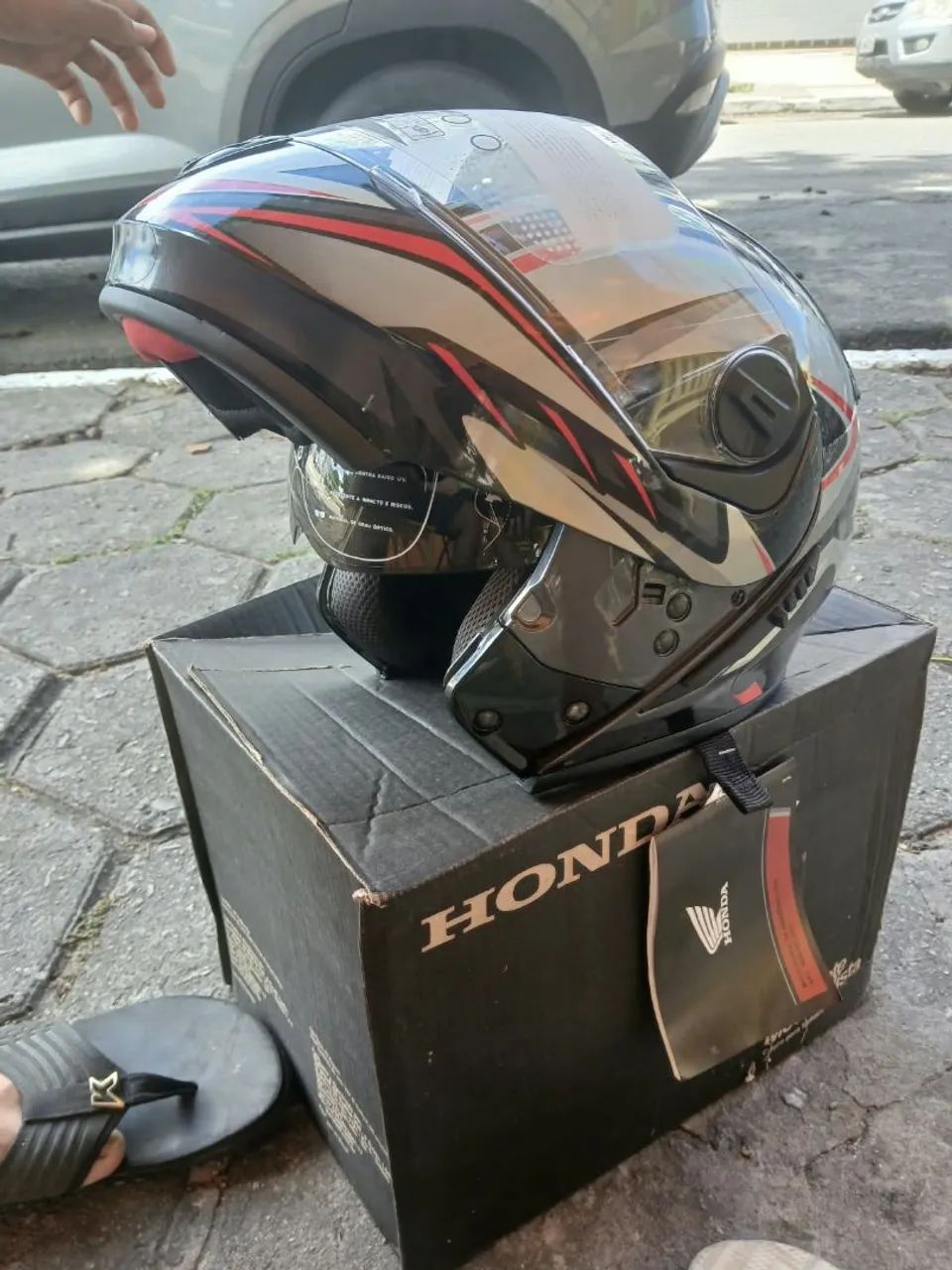 CAPACETE HONDA HMS K2K - Foto 2