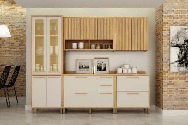 Cozinha modulada Torino Valdemoveis, 5 Peças - Entrega Imediata; - Foto 4