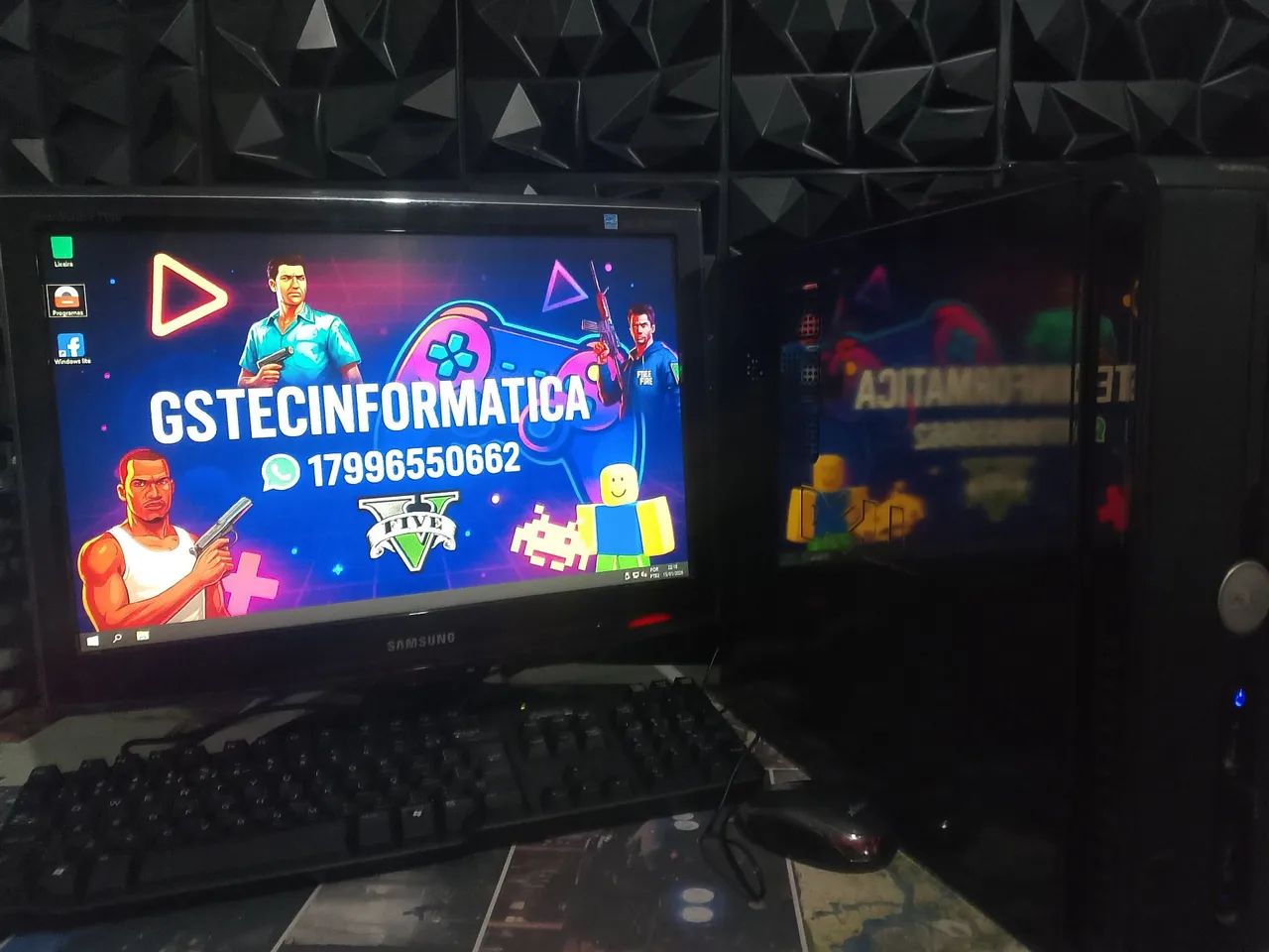 Computador completo semi novo pouco uso entregamos consultar  - Foto 2