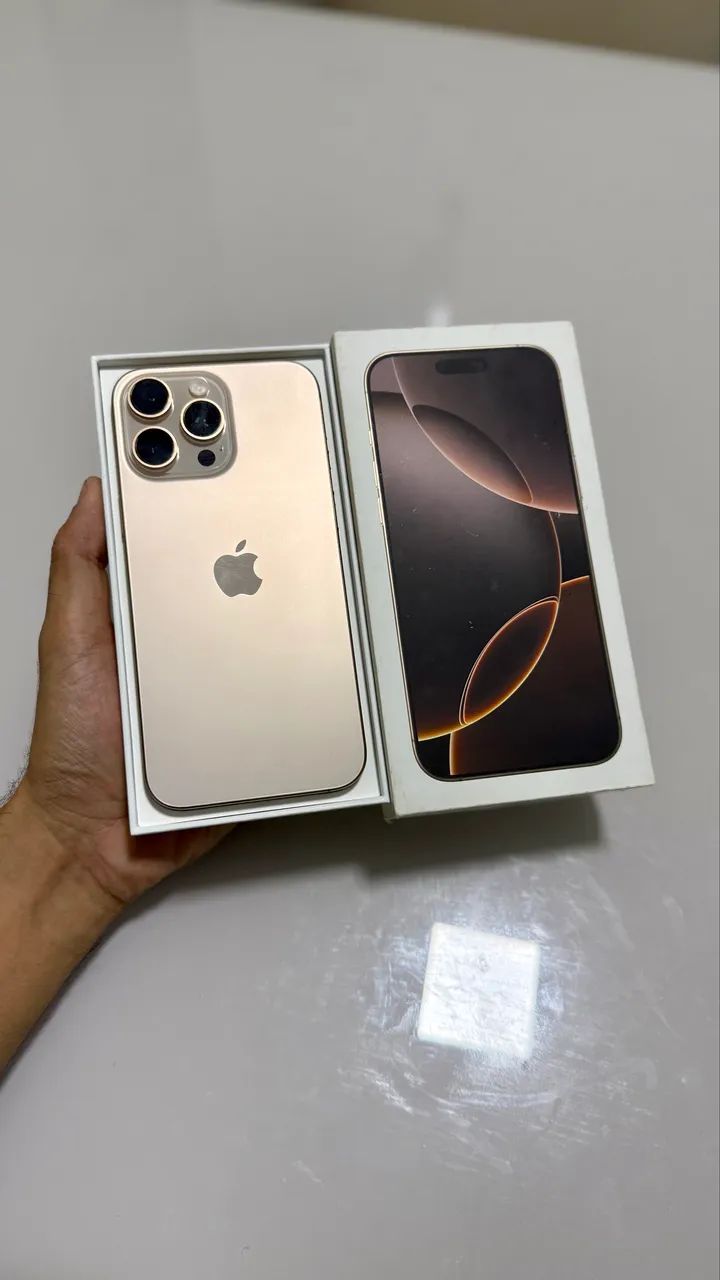 iPhone 16 Pro Max 256gb | Bateria: 100% | Com Caixa - Celulares e