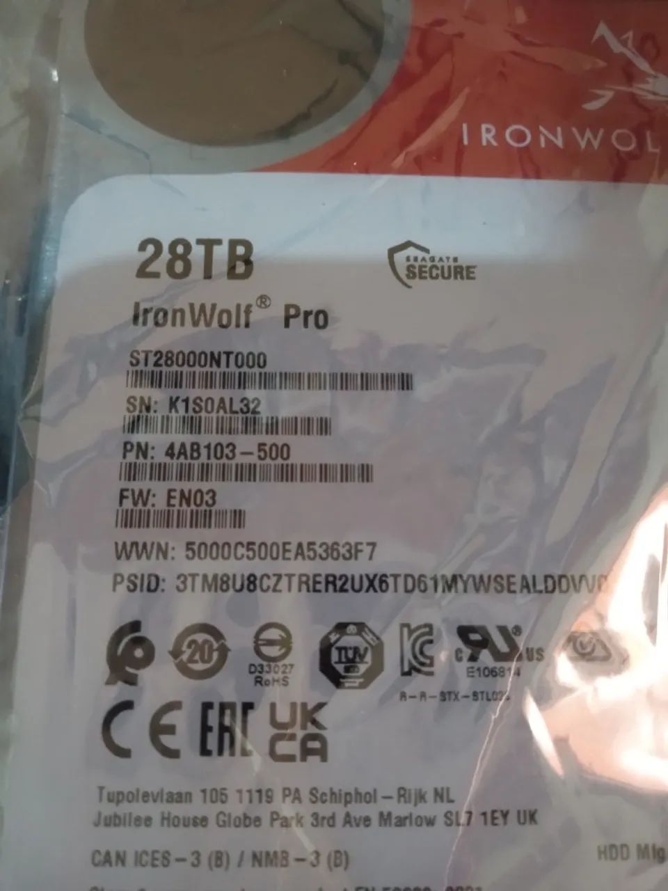 HD Seagate Iron Wolf Pro 28 Tb - Foto 4