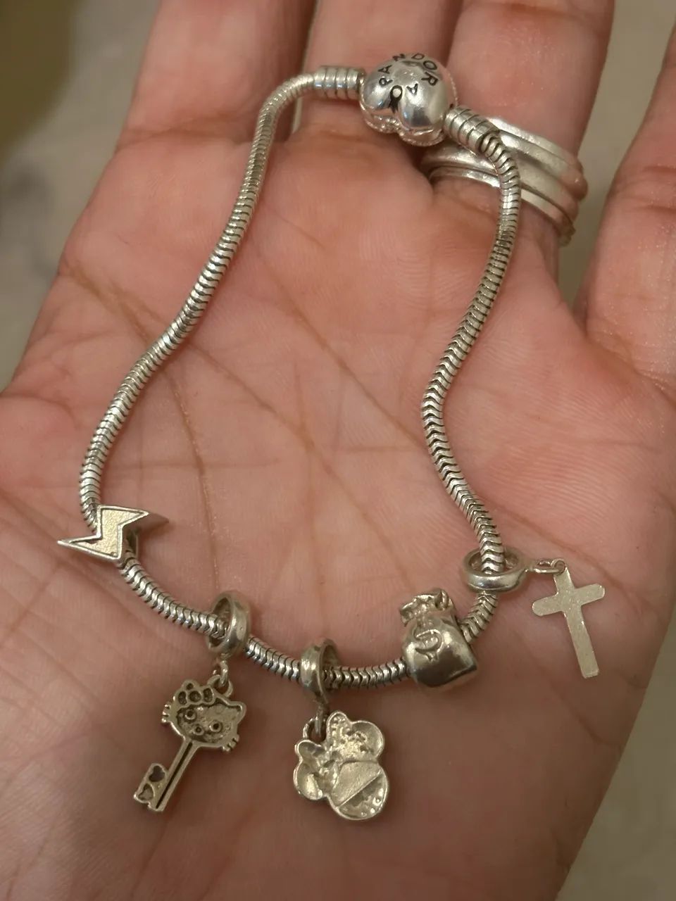 Pulseira de prata 925 Pandora  - Foto 5