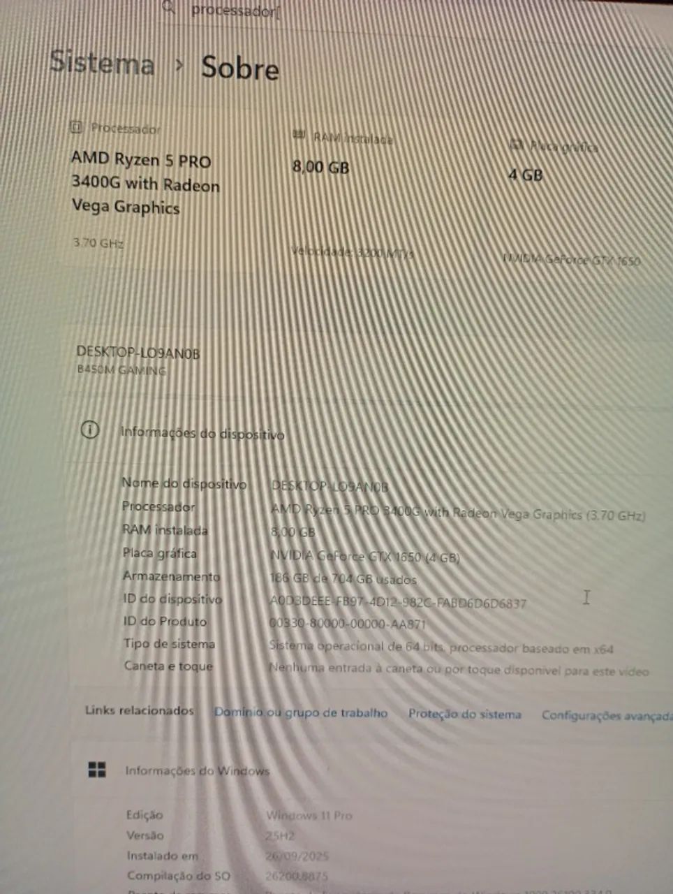 Vendo processador Ryzen5 pro 3400G