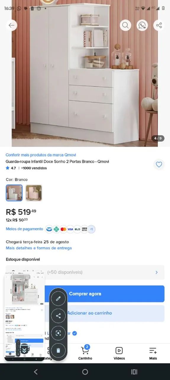 COMODA BEBÊ NA CAIXA !!!! - Foto 2