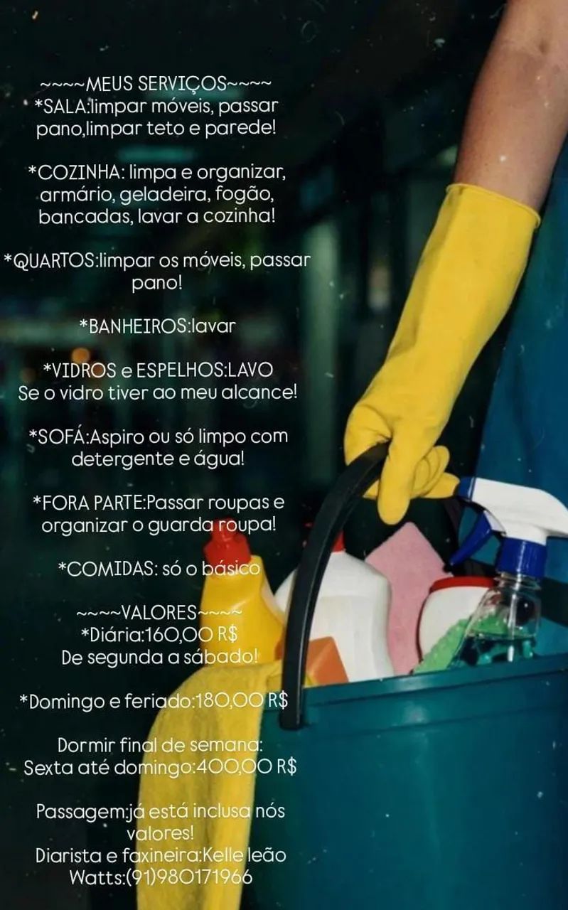 Diarista e doméstica 