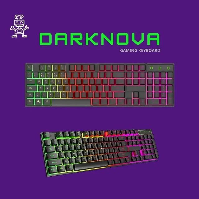 Teclado Gamer Semi Mecânico RGB - Foto 3