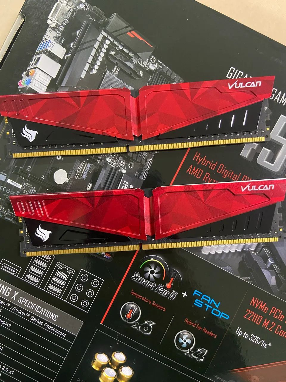 Kit B450 Gigabyte DDR4 + 2x8gb ram - Foto 4