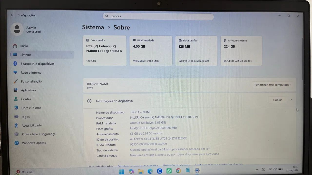Notebook Lenovo - Foto 3