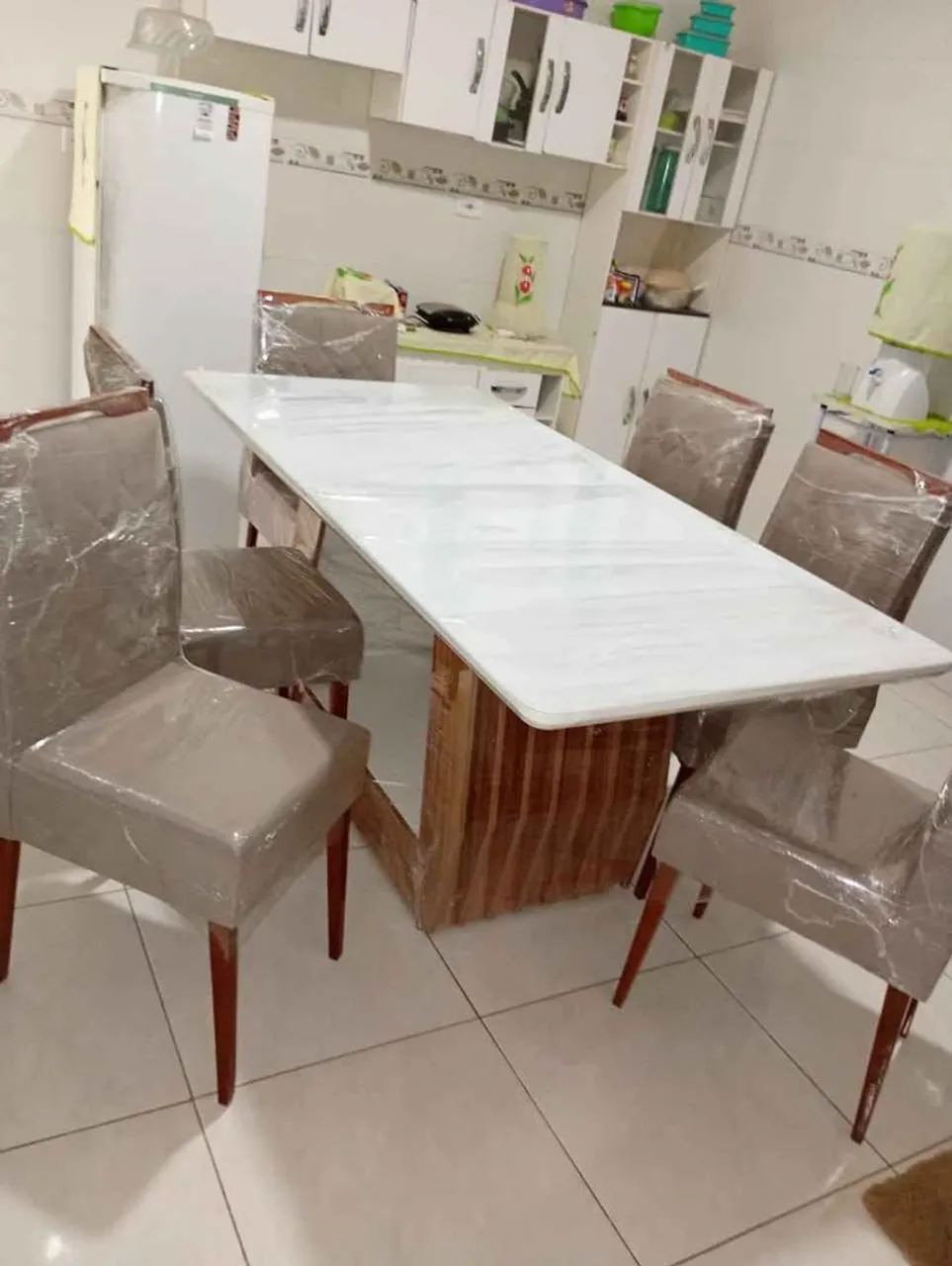 Mesa de jantar a partir de r$ 550 pagamento só na entrega mesa nova em balada - Foto 2