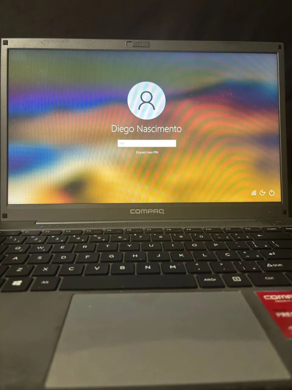 Notebook compaq i15 ssd 222g com mal contato no teclado  - Foto 3