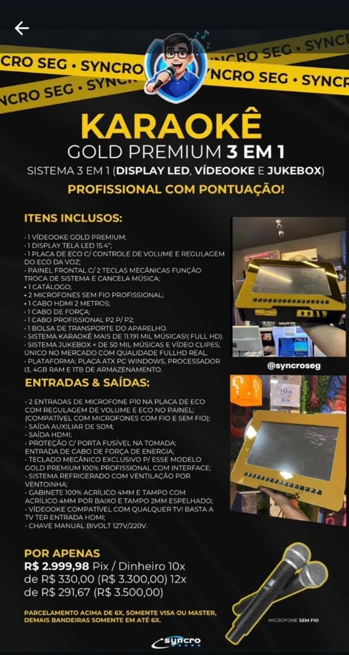 KARAOKE PORTATIL PREMIUM  - Foto 2