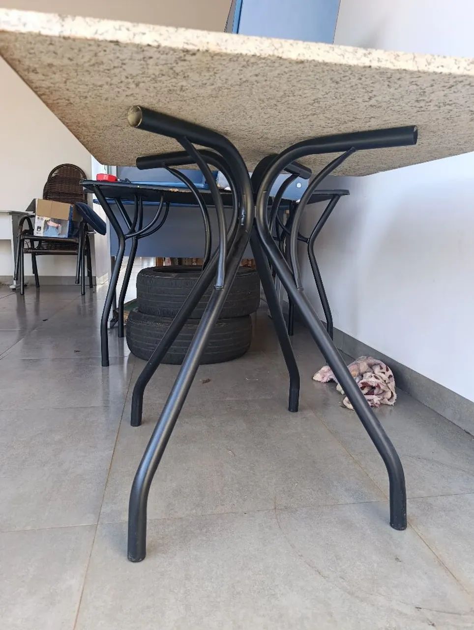 Mesa Tampo de Mármore  - Foto 2