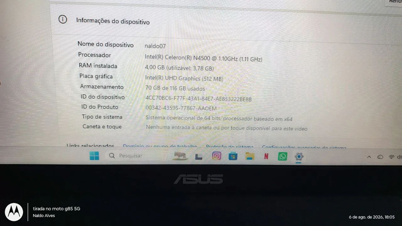 Vende se notebook Asus  - Foto 2