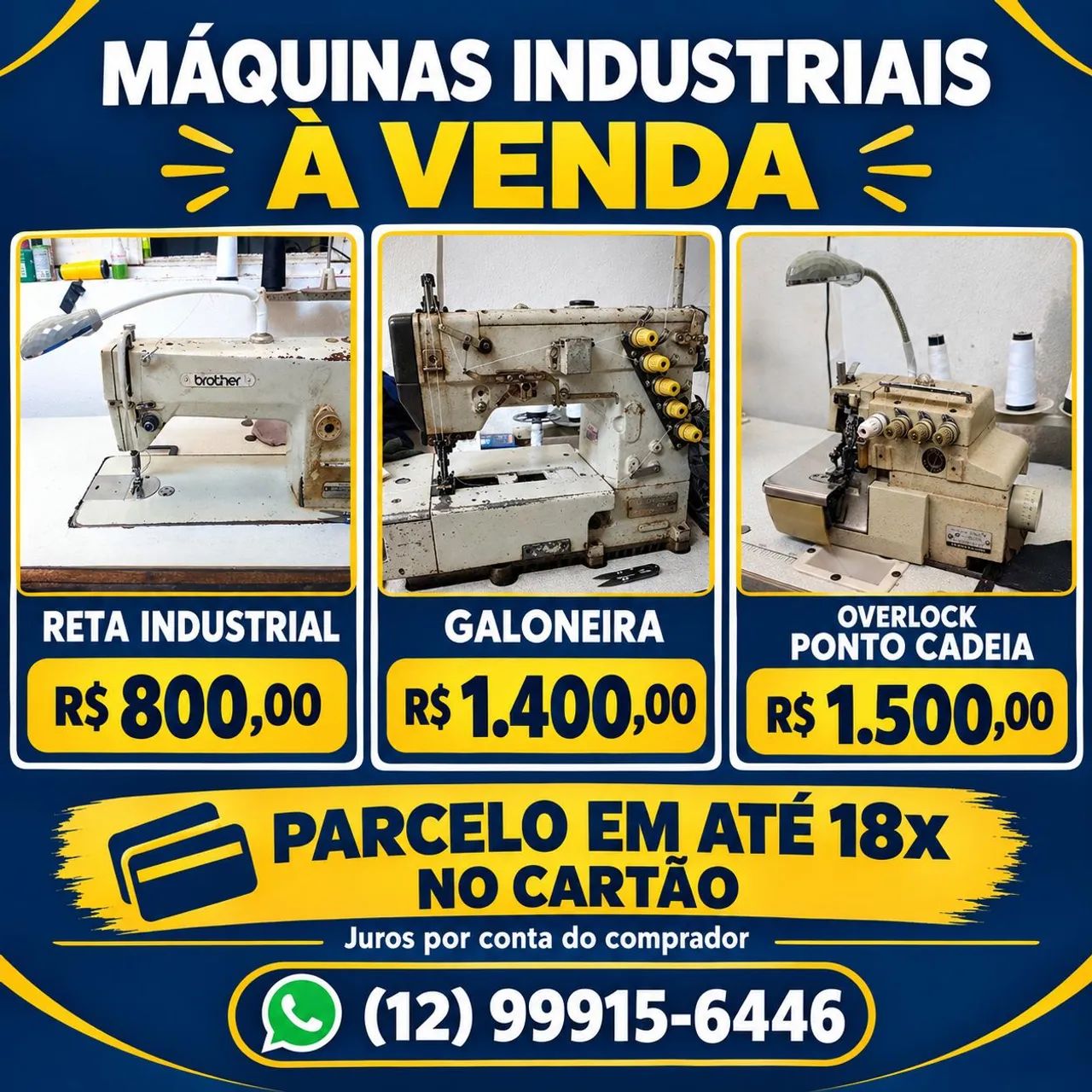 Máquinas de costura 