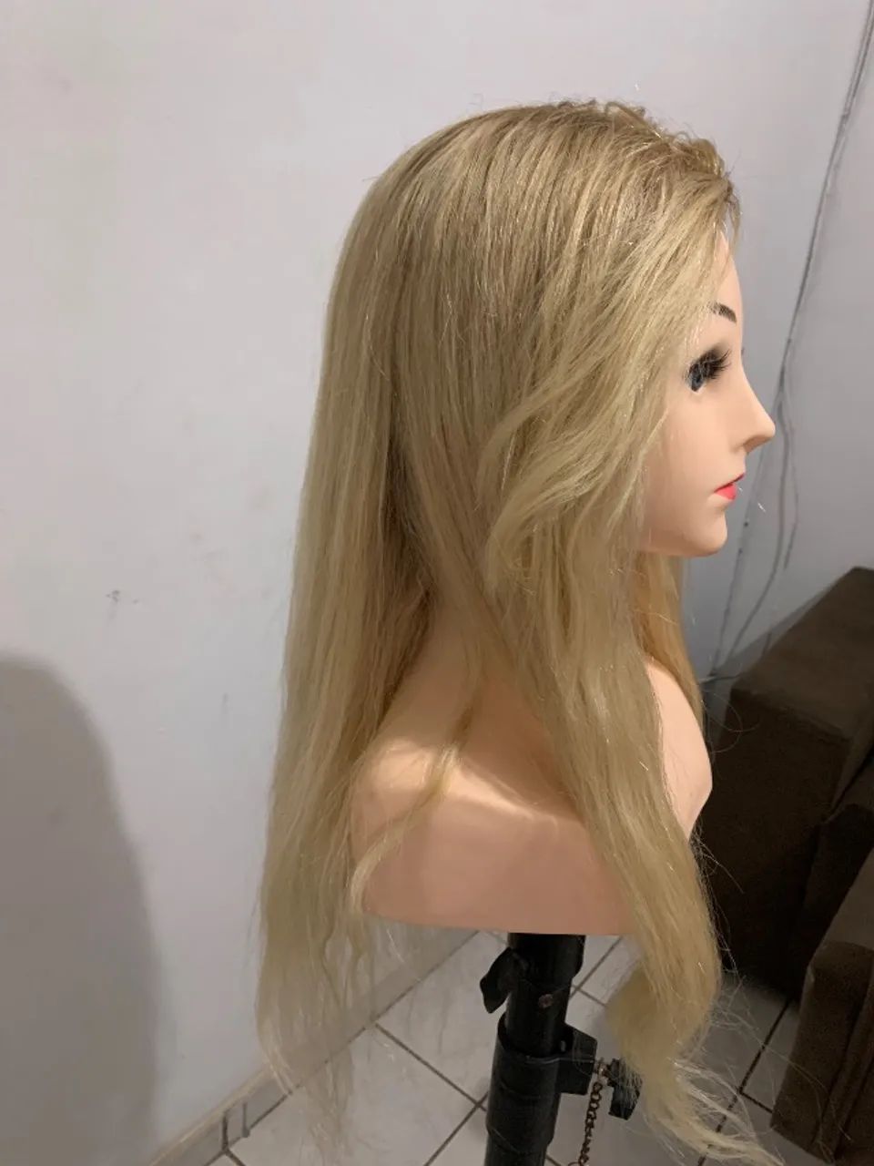 Cabeça de boneca para treino penteado 