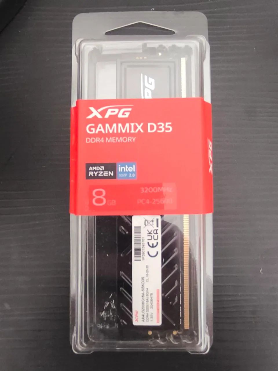 Memória ram 4ddr 8gb XPG Gammix D35