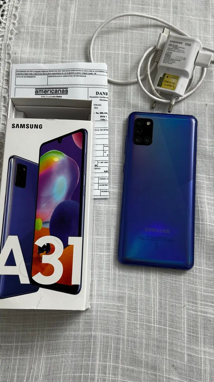 Samsung a31, com caixa, nota fiscal - Foto 3