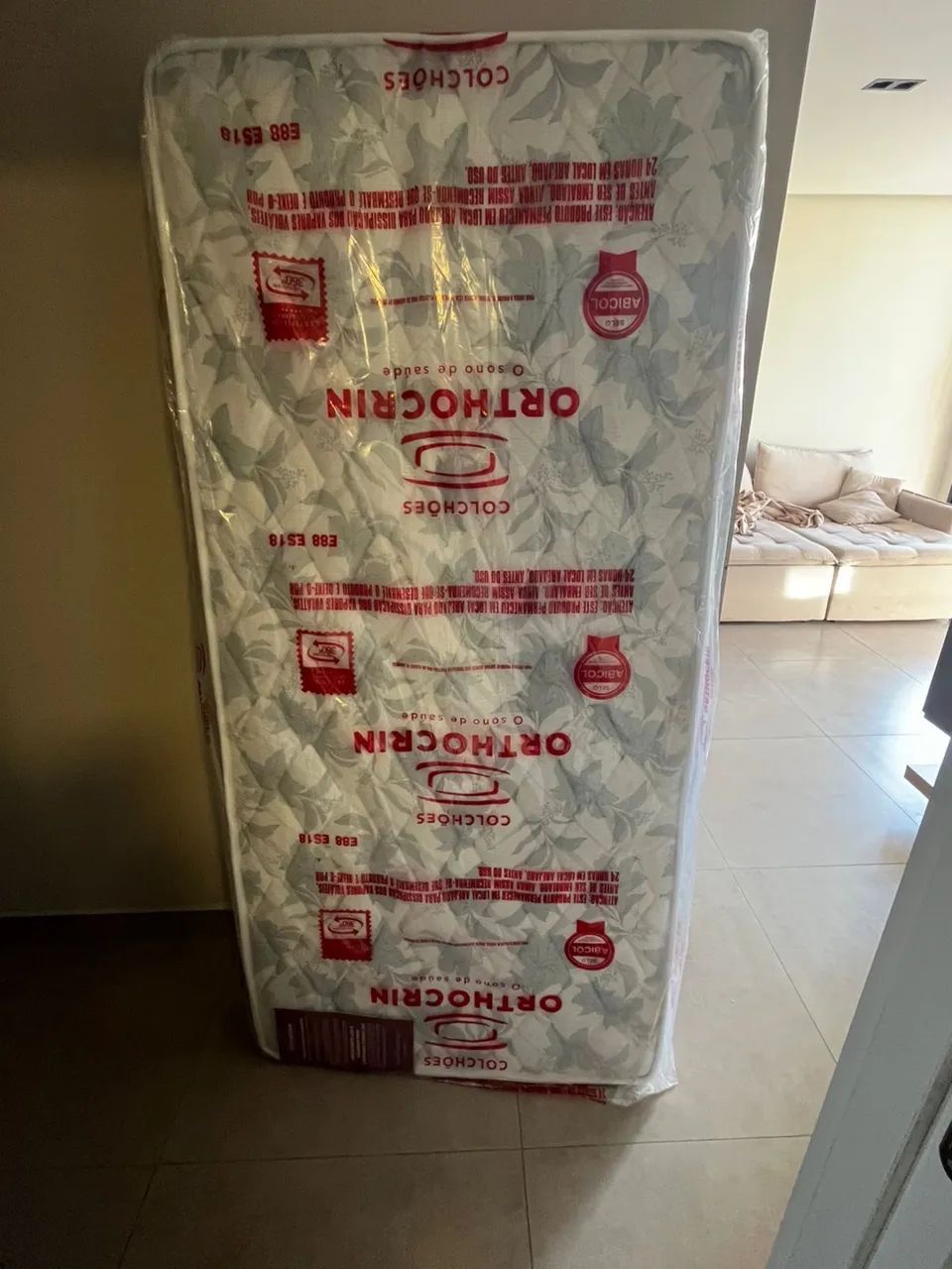 Vendo Colchão de solteiro D33 + cama box ZERO!!! Lacrado! - Foto 2