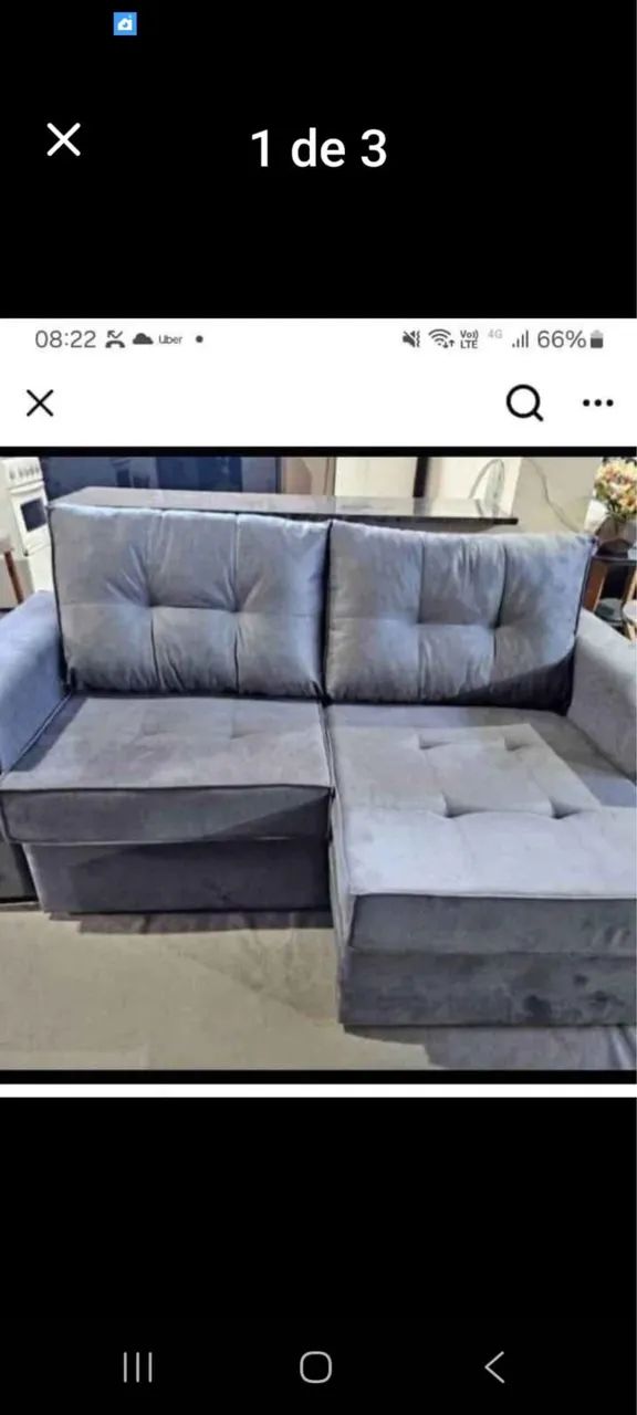 Sofá de 2 lugares premium 