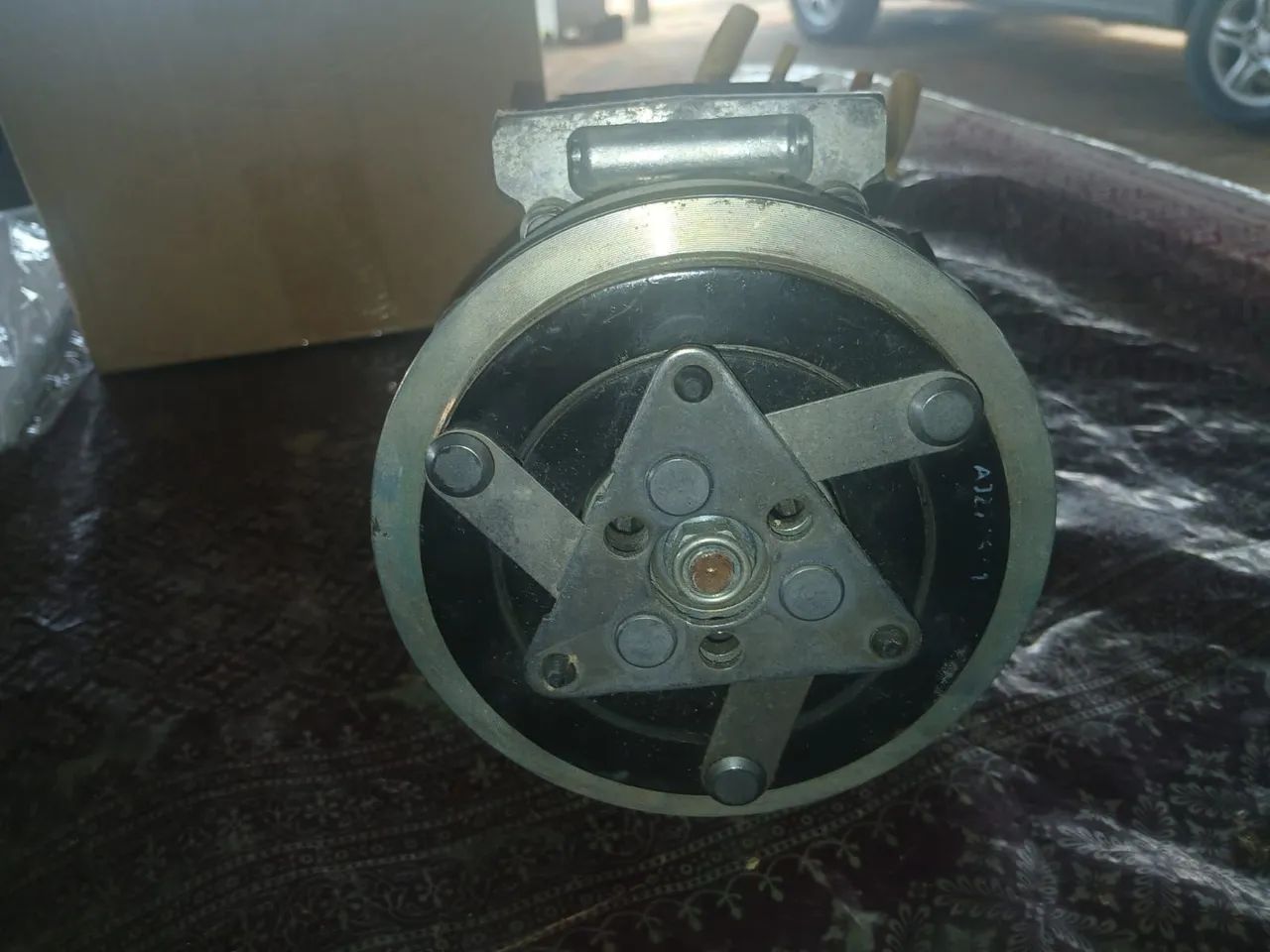 Compressor zerado do ar do carro