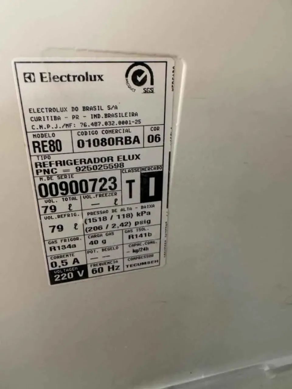 Frigobar 79 Litros - Electrolux - Usado - Foto 5