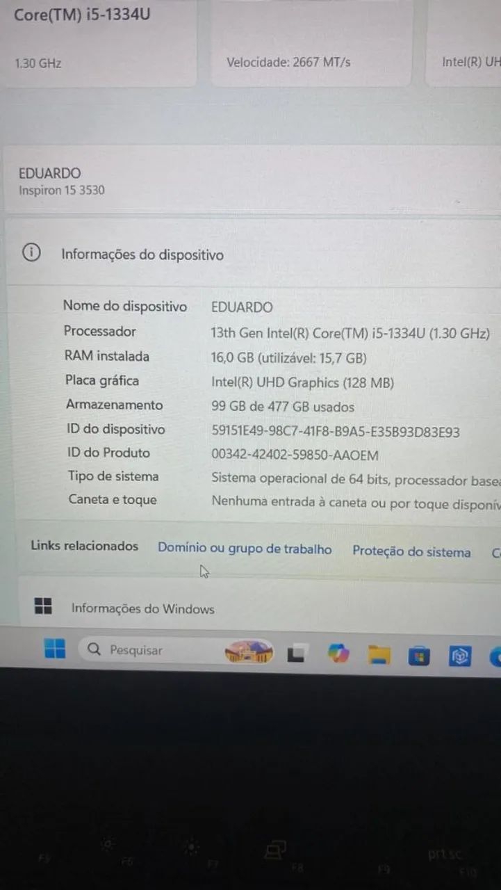 Notebook dell novo 3000 mil - Foto 2
