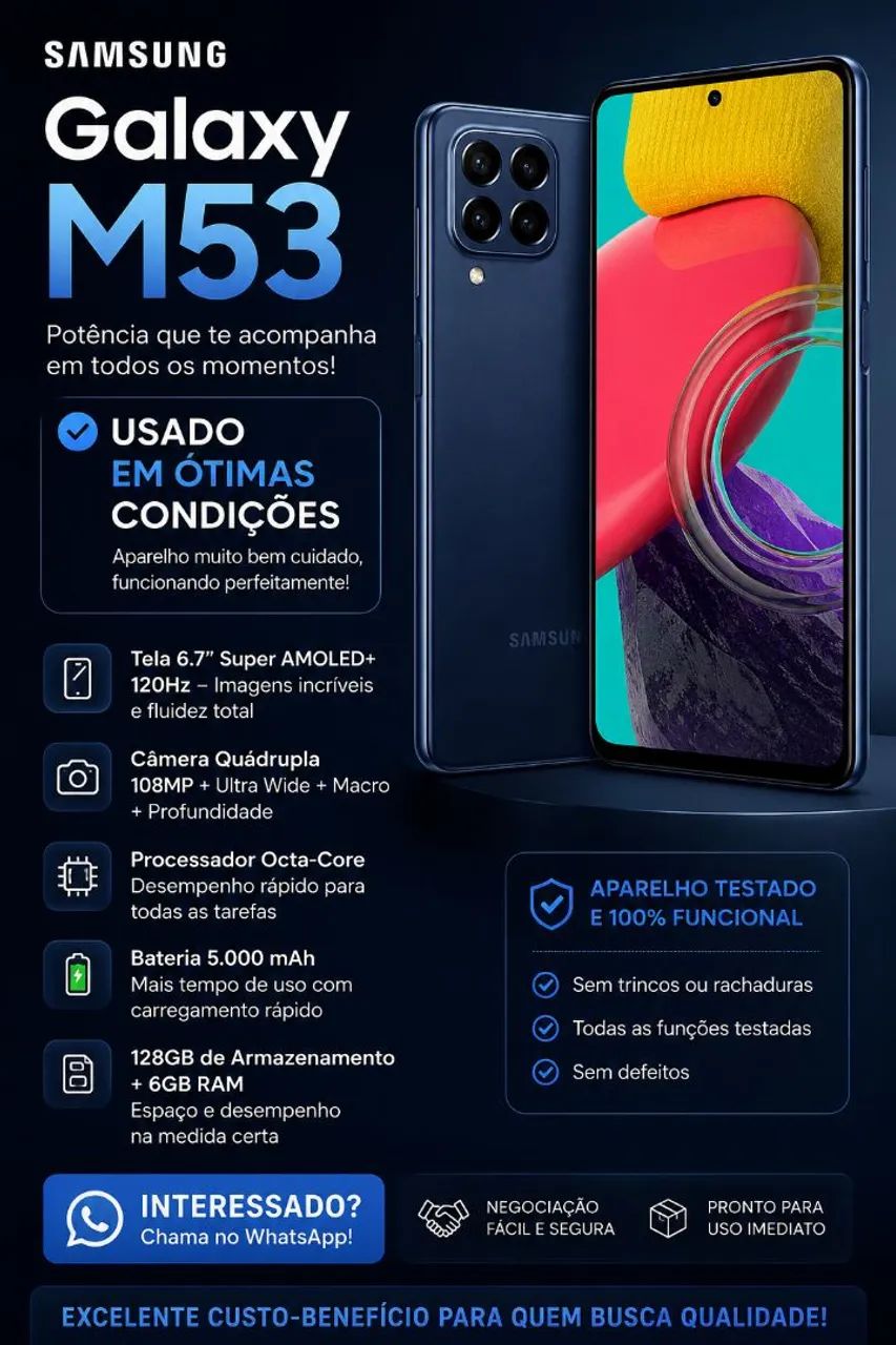 Celular Samsung m53