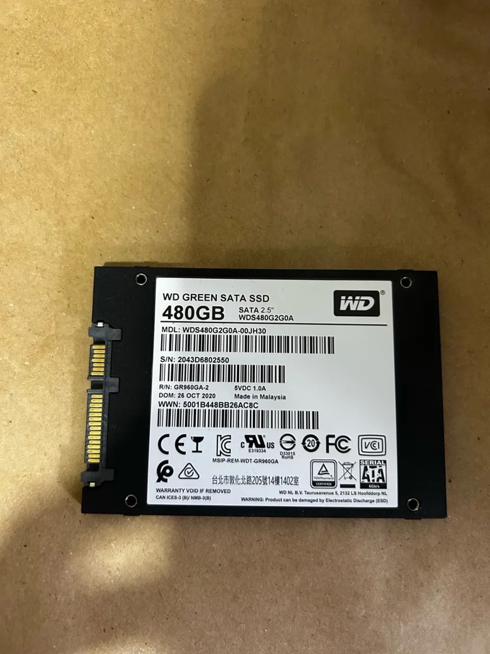 SSD 480gb WD GREEN SATA - Foto 2